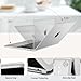 MOSISO Compatible with MacBook Pro 13 inch Case M2 2025-2016 A2338 M1 A2251 A2289 A2159 A1989 A1708 A1706, Soft TPU Bumper Anti-Cracking&Anti-Fingerprint Plastic Hard Case&Keyboard Cover, Translucent