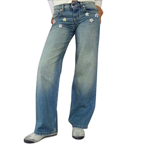 Jean court pour femme jambes larges au style déchiré unique