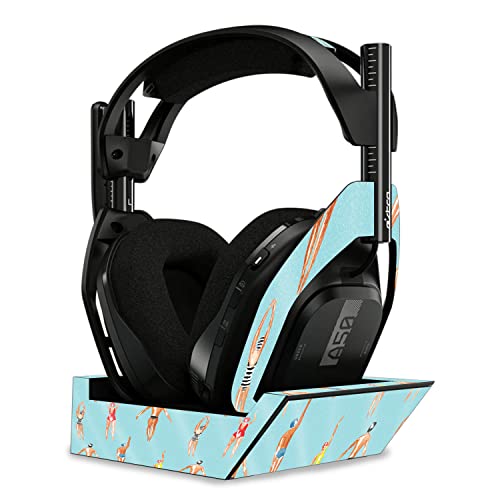 Image of MightySkins Glossy Glitter Skin Compatible with Astro A50 Wireless Headphones + Base Station (Gen 4) - Upstream | Protective, Durable High-Gloss Glitter Finish | Easy to Apply | Made in The USA