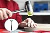 AKORD Rubber Mallet Hammer 25mm Nonslip Grip Dual Mini Rubber and Nylon Head Face #3