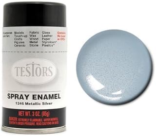 Testors Spray Enamel Paint Silver - 1246 ^
