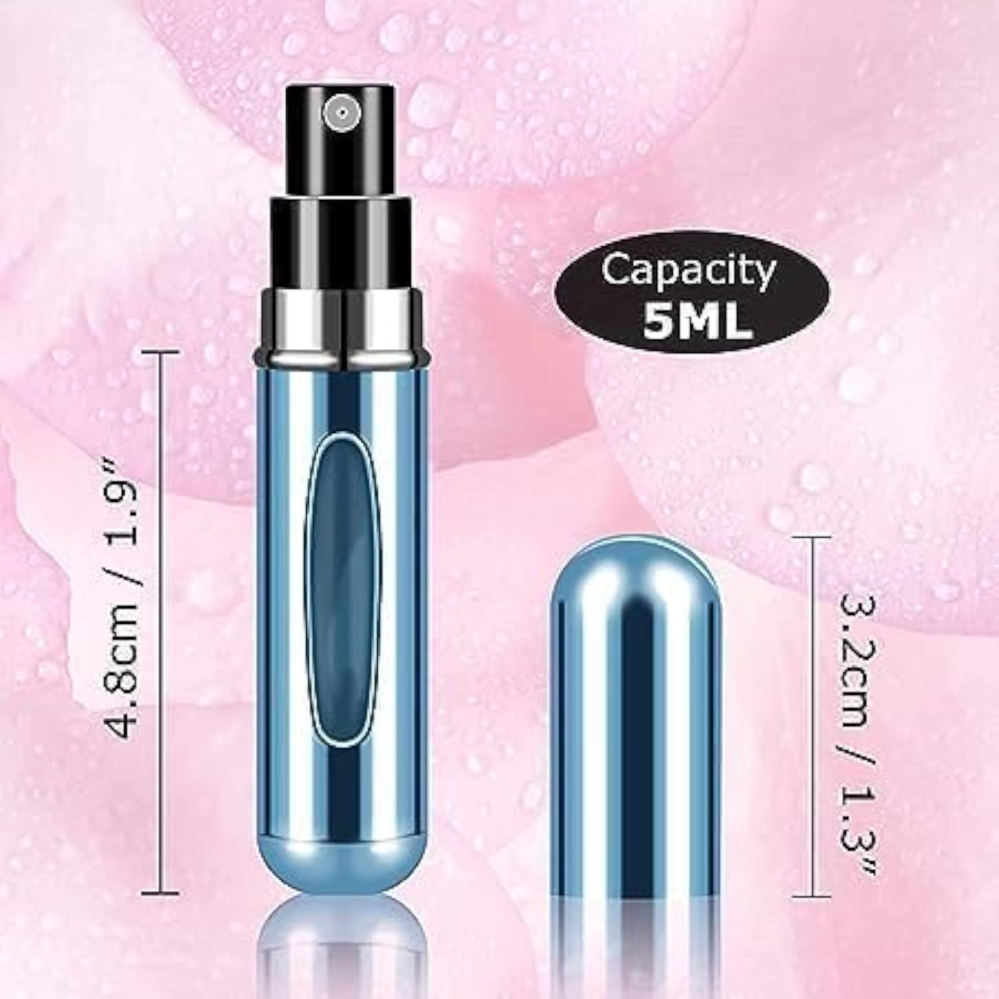 Mini Perfume Refillable Atomizer Bottle, Travel Spray Bottle