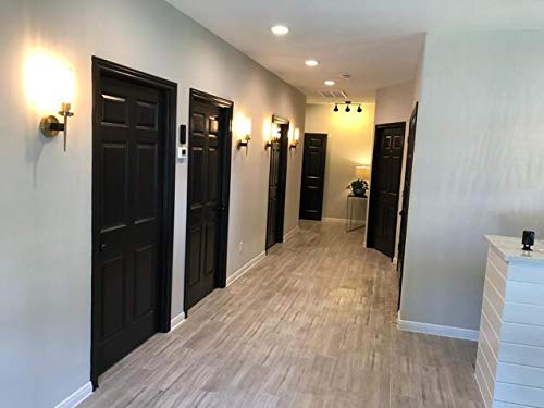 Permo Vintage Bronze Antique Single Wall Sconce Lighting Fixture With 2.8" Cylindrical Clear Glass Shade (1 Head) #TOP3