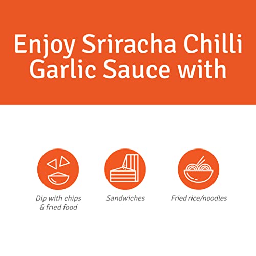 Image of VEEBA Sriracha Chilli Garlic Sauce, 320 Gram-Pack Of 2
