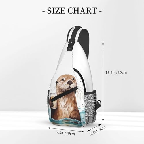 Bolso cruzado casual para hombres y mujeres miniatura 3