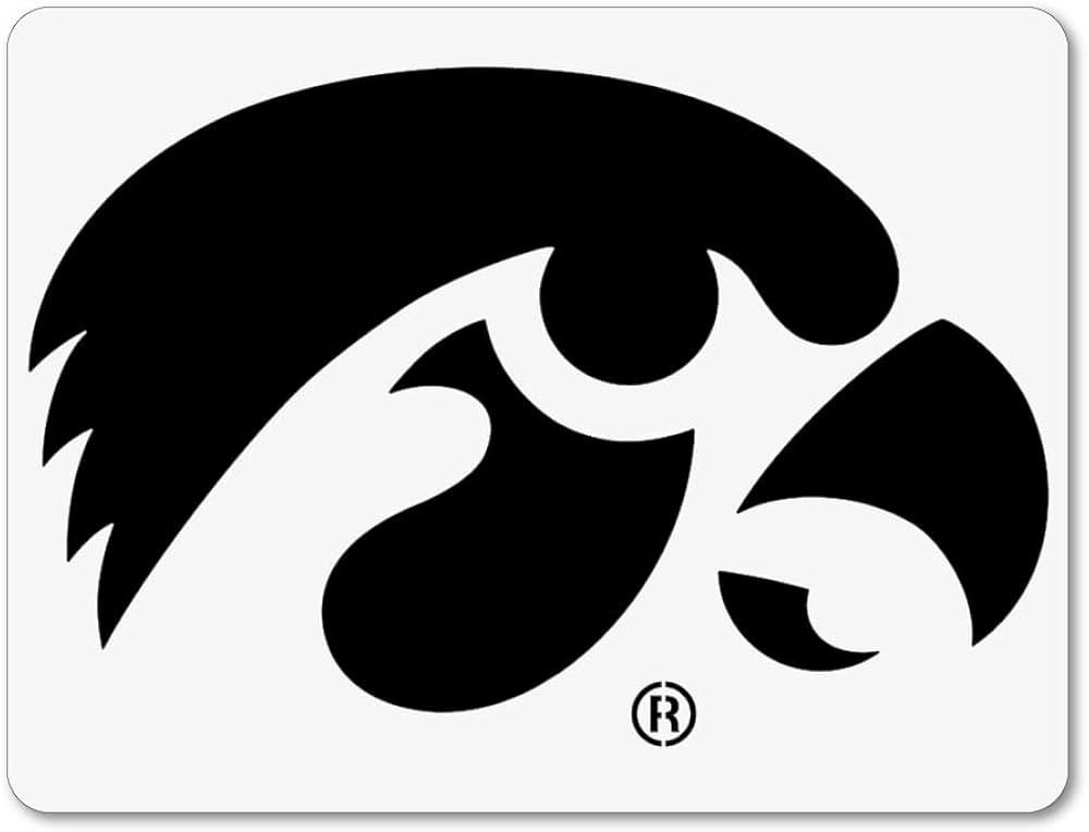 Amazon.com: U-Stencil Iowa Hawkeye Mini Stencil - IOWOOS-201 : Arts, Crafts & Sewing