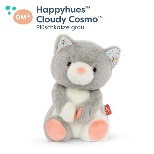 B. toys - Wolkige Cosmo - Plüsch Katze - Plüschtier - Superweiches Kätzchen - Leicht waschbar - 0 Monate +