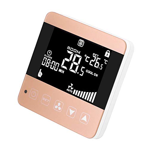 Digital Intelligent Temperature Controller, Lcd Digital Intelligent Temperature Controller Thermostat For Central Air Conditioning Switch Mini Switch Lcd Temperature Controller(Ac210-230V) #TOP6
