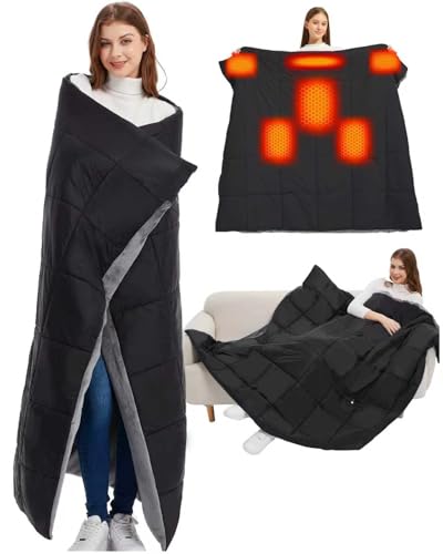 CYCYHEAT 20000mAh Heizdecke mit Akku Kabellose – Tragbare Wärmedecke mit...