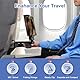 Tablet Halterung Flugzeug, 360° Drehung Universelle Ipad Handyhalterung Flugzeug Gadgets, Verstellbarer Handyhalter Reise Tablet Halter Tragbarer Handy Ständer für Schreibtisch, Flugzeug, Küche, Büro