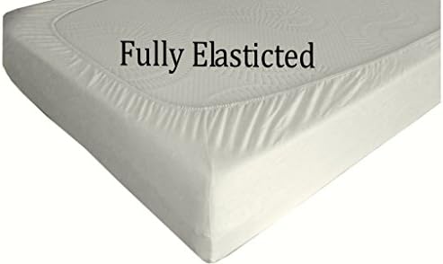 rejuvopedic 16" EXTRA DEEP, King Size Ivory Egyptian Cotton Fitted Sheet, Bedding. ***Carefully Woven From Long Fine Staples Of Cotton Yarn