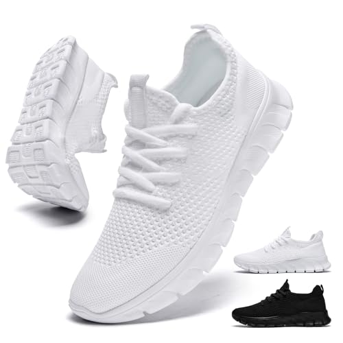 Womens Walking Shoes Running Tennis Sneakers Non Slip Gym Workout Athletic Lightweight Comfortable Fashion Sport Mesh Casual Shoe