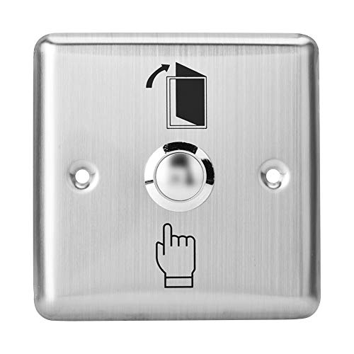 Stainless Steel Door Switch Door Exit Access Push Button Release Button for Access Control Lock