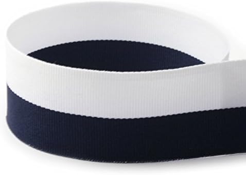 USA Made 1-3/8“ Red & Black Bi Striped Grosgrain Ribbon (Red & Black Ribbon) - 100 Yards (Multiple Yardages Available)