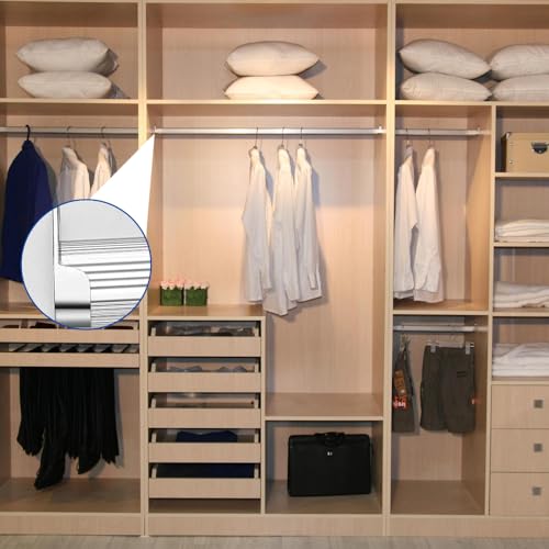 Kleiderstangenhalter, 12 Stück Kleiderschrank Stangenhalter, Garderobe Stangen Halterung Kleiderstange Halterung Schrankrohrlager für Schrankrohr Stange Rundrohr
