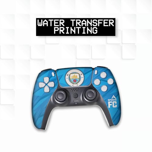Mannchester City Custom PS-5 Controller Wireless compatible with Play-Station 5 Console by BCB Controllers | Proudly Customized in USA with Permanent HYDRO-DIP Printing (NOT JUST A SKIN) by BABY CUDDLE BOX - Image 3
