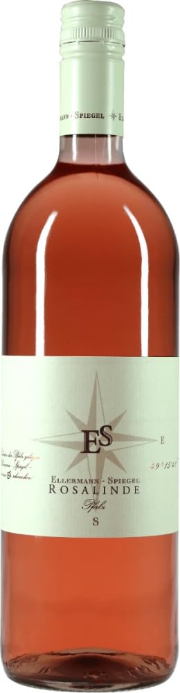 Rosalinde Rosé halbtrocken 1,0 l Ellermann-Spiegel Roséwein 9 x 1l VINELLO - 9 x Weinpaket inkl. kostenlosem VINELLO.weinausgießer