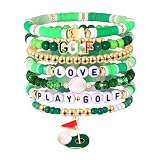 NVENF Rainbow Heishi Bracelets for Women Stackable African Vinyl Disc Bead Stretch Bracelets Bohemia Layered...