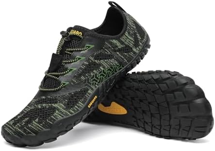 SAGUARO Unisex Barfußschuhe Outdoor Barfuss Traillaufschuhe Zehenschuhe mit Zero-Drop Solhe Gr.36-48