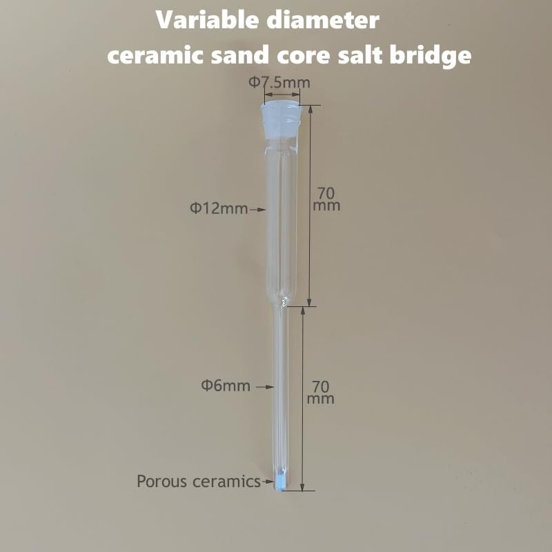 1PCS Porous Ceramic Sand Core Salt Bridge - Electrochemical Reference Electrode Accessory Tool for Enhanced Performance(Variable Diameter)