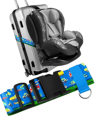 Slohif Car Seat Luggage Strap for Suitcase and Stroller