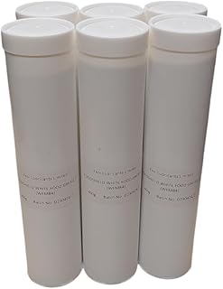EXOL FOODSHIELD WHITE FOOD GREASE, 6 X 400GM WHITE FOOD SAFE GREASE CARTRIDGES