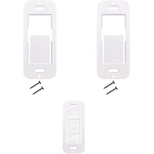 Wall Mount Brackets for Lutron Caseta Pico Remote Wallplate Brackets for Lutron Caseta Pico Remote White Two Piece