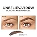 L'Oreal Paris Unbelieva-Brow Longwear Waterproof Tinted Brow Gel, Smudge-resistant, Transfer- Proof, Quick Drying, Easy and quick application with precise brush, Brunette, 0.15 fl. oz.