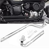 Exhaust muffler Exhaust Pipes For Y-AMAHA Dragstar 650 400 V-Star XVS650 XVS400 Motorcycle Mufflers