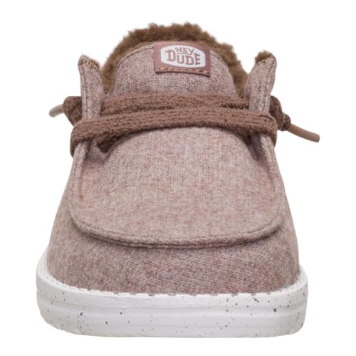 Image of HEYDUDE Wendy Wool Cozy Walnut Women Size 8