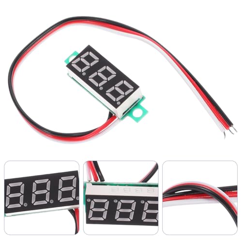 OSALADI 3stücke Amperemeter DC4-30V 0-10A aktuelle Anzeigetafel Meter LED-Digital-Amperemeter-Board-Modul Mini Plattentisch