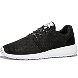 KENSBUY Adi Mens Breathable Comfortable Lace-Up Running Shoes,Walk,Beach Aqua,Outdoor,Exercise,Athletic Sneakers (12 M US Men, Black)