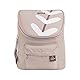 Miniland Ecothermibag Lunch Cream. Kühltasche aus recyceltem Textil, sehr geräumig, zum Aufhängen am Kinderwagen geeignet.