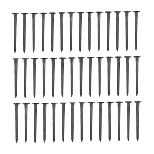 PRETYZOOM 100pcs Iron Nail Tacks for Shoes Round Head Nails for Leather Repair Crafting