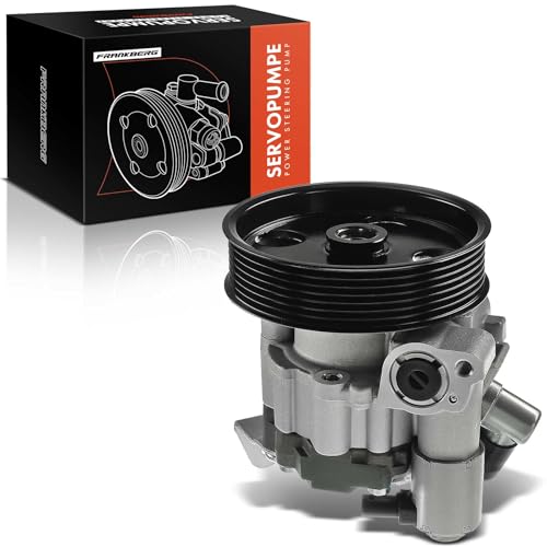 Frankberg Servopumpe Hydraulikpumpe Lenkung Mit Riemenscheibe Kompatibel mit C-Klasse W204 S204 3.0L 2007-2014 E-Klasse A207 C207 3.0L 2009-2016 Replace# 0064664801