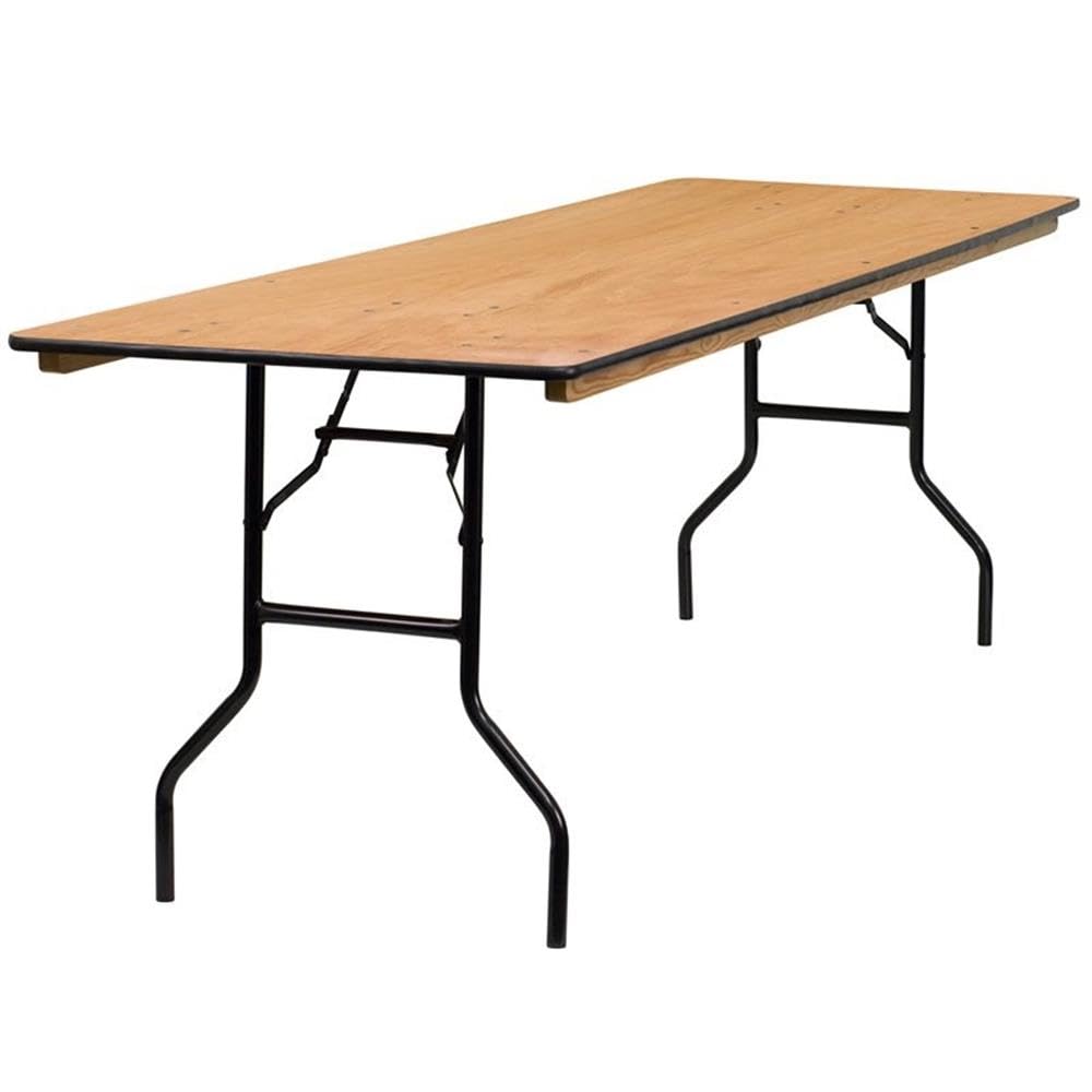 Amazon.com: Flash Furniture 8-Foot Rectangular Wood Folding