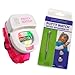 Potty Watch for Kids Potty Training - Potty Training Watch with Battery Replacement Kit - Potty Watch with 3 Fun Flashing Lights and Music - Potty Watch Remind Kids Every 30, 60 or 90 Minutes, Pink