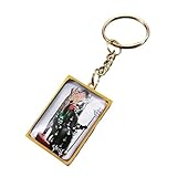 MIQNEEIDEIP New 2026 Ghost Bc Stainless Steel Glass Key Chain Band Ghost.b.c Pendant Ring Papa Emeritus Nameless Ghoul Car Bag Decoration Jewelry Luxury Accessories Trendy Best For Gift