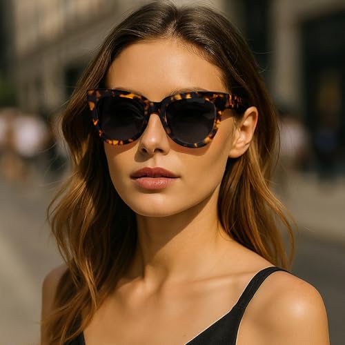 Dollger Retro Cat Eye Sunglasses Women Men Vintage Square Tortoise Shell Fashion Cateye Sunglasses4