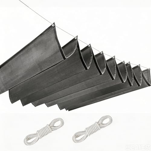Voile d'ombrage imperméable et anti-UV protégeant efficacement du vent - 2