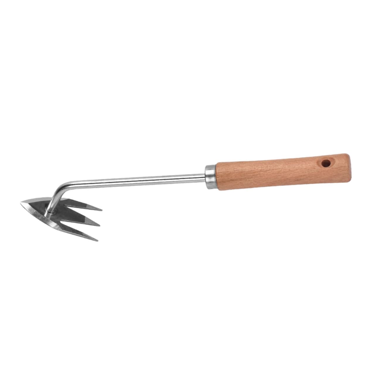 ibasenice 2 Pezzi Mano di Giardinaggio di Nuovo estrattore Staccabile Maniglia Manuale sarchiatore per Erbacce Utensili sarchiatrice attrezzo a forchetta per diserbo di Legno