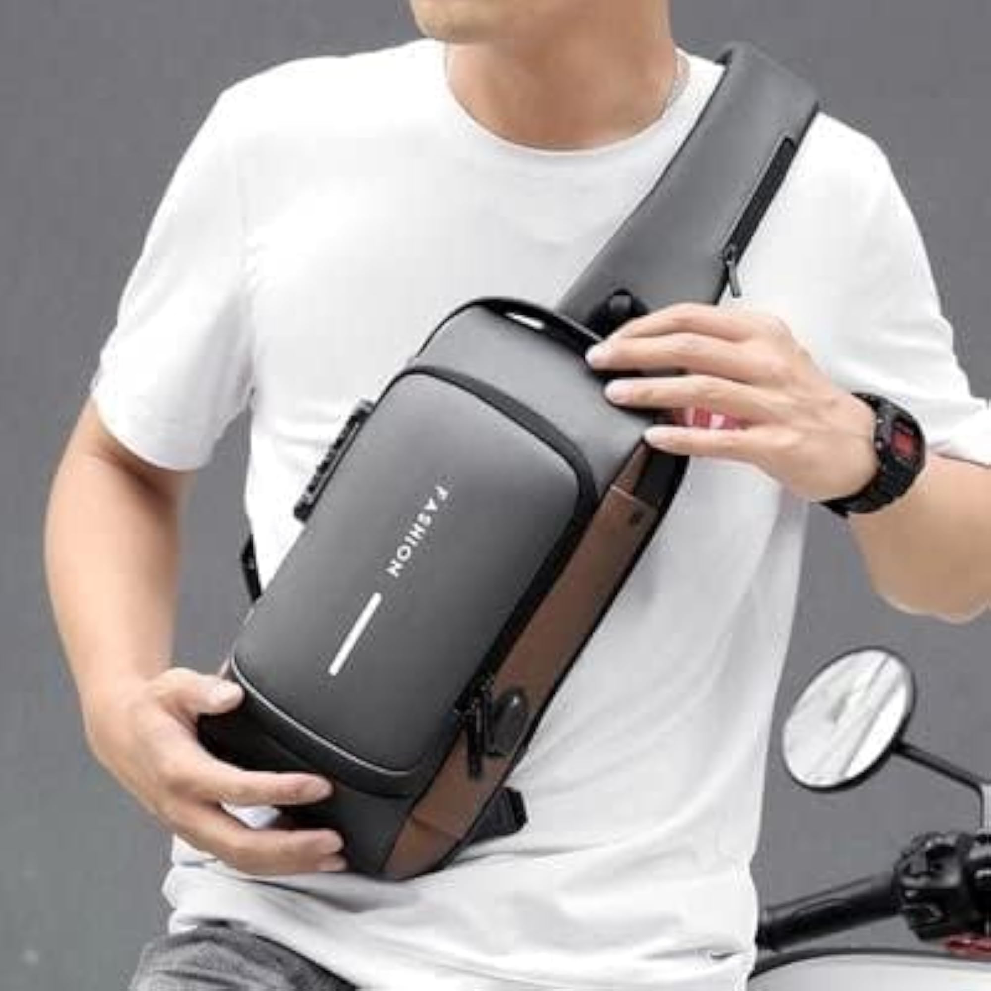 Waterproof Unisex Crossbody Sling Bag for Travel