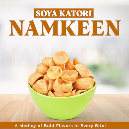 Image of Panchi Soya Katori Namkeen (40g Pack of 1) Agra Special Spicy Tangy and Tasty Indian Snack Crunchy and Flavorful Perfect for Tea Time and Snacking