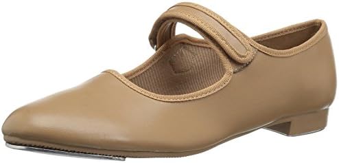 Dance Class Maryjane Tap Shoe, 8.5 M US Toddler, caramel