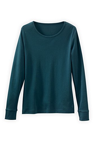 Fair Indigo Women's Luxe 100% Organic Pima Cotton...