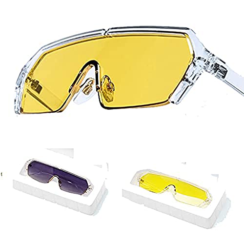 INB Men and women polarized driving mirror anti-glare sunglasses night vision goggles (Gray)