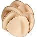 6 Pairs Bra pad Insert For sports bra or Bikini Tops (Beige, C/D Cup)