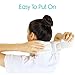 Vive Cervical Collar Neck Brace for Neck Pain and Support for Women & Men - Soft Foam Brace for Pain Relief - Comfortable Corrector Wrap for Posture, Sleeping, Radiculopathy, & Spine (White, 4 inch)