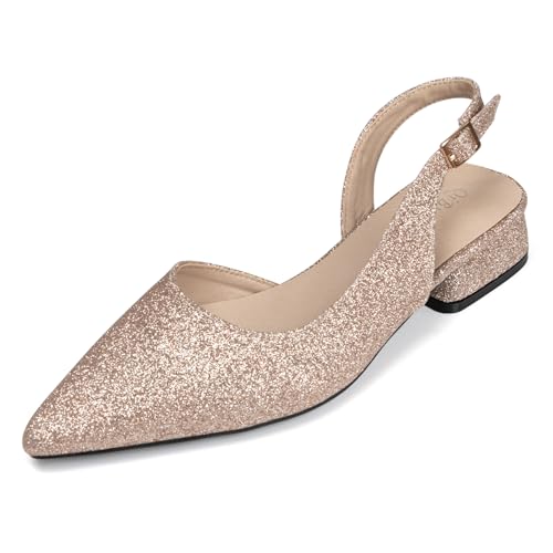 Escarpins à talons épais 2.5 cm avec bride cheville confort absolu