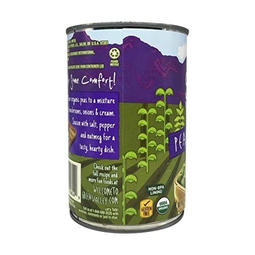 GREEN VALLEY Organic Sweet Peas, 15 OZ